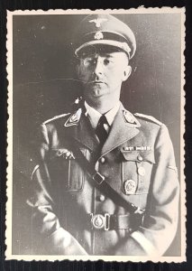 GERMANY THIRD 3rd REICH ORIGINAL WWII PRESS PHOTOGRAPH HEINRICH HIMMLER