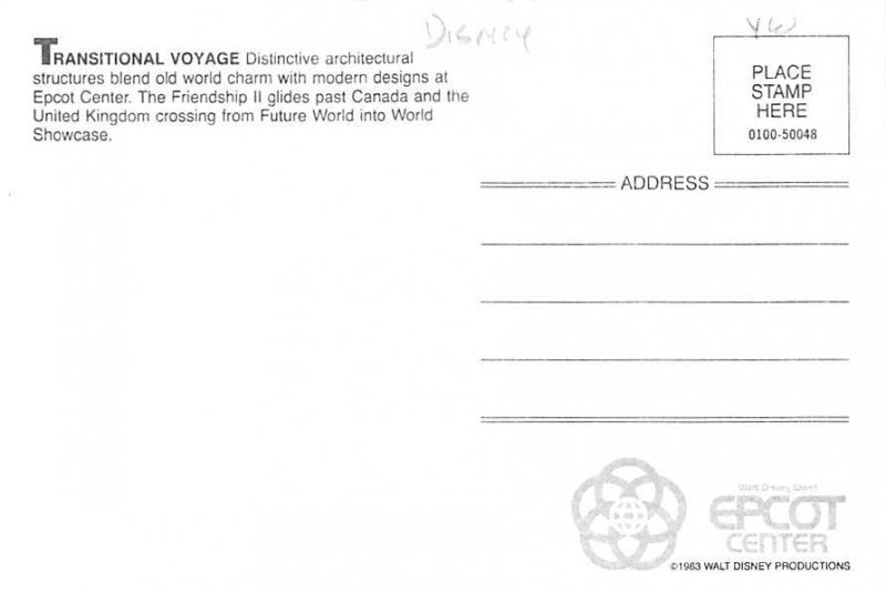 Transitional Voyage, Epcot Center   