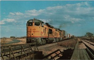 Union Pacific Railroad Super U Boats 5026 & 5030 Postcard Hastings Nebr 1974