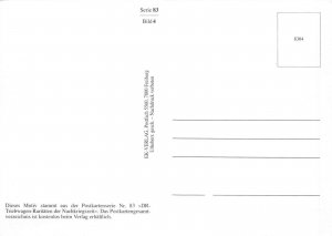 Train Triebwagen Dresden Einheitsbauart Railway Station Dresden postcard