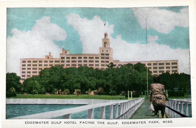 The Iconic Edgewater Hotel,  Imploded for Edgewater Mall, Biloxi  MS  PC