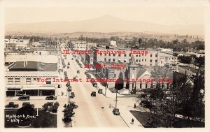 OR, Medford, Oregon, RPPC, Bird's Eye View, Commercial Section, Photo No 629