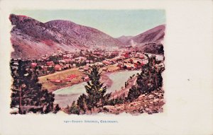 Postcard CO Idaho Springs, Colorado-City View-Advertising-Vintage 1907 C2