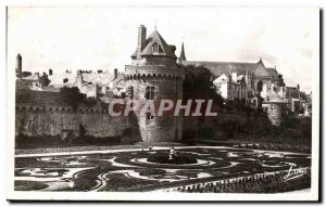 Old Postcard Vannes La Tour du Connetable and the Remparts