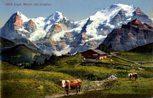 Switzerland Eiger Moench und Jungfrau