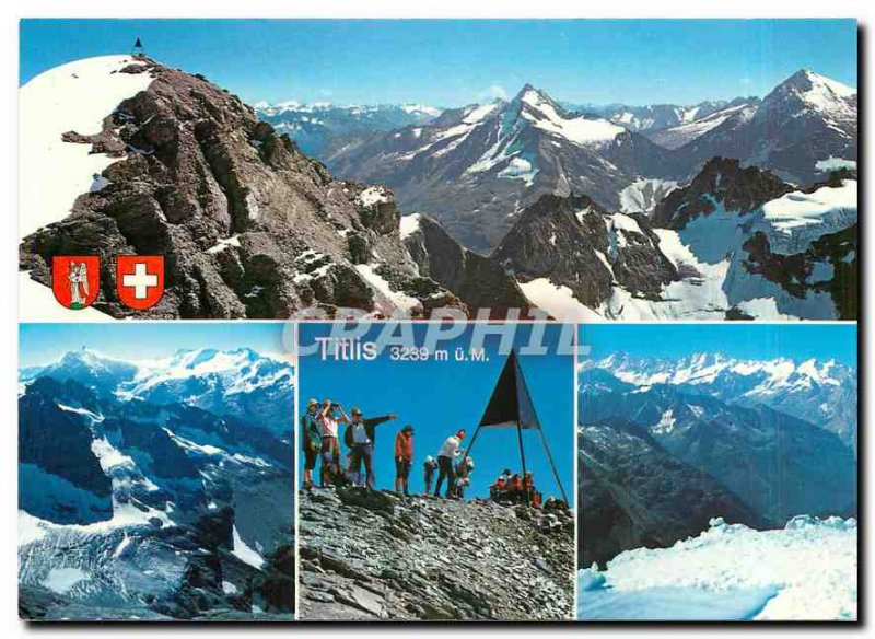 Postcard Modern Switzerland Titlis Gipfel