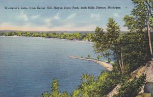 Michigan Wumpler's Lake From Cedar Hill Hayes State Park Irish Hills District