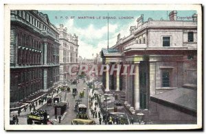 Old Postcard G P O St Martins Grand London