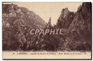 Old Postcard L'Esterel Perthuis the Rocks Agulhas