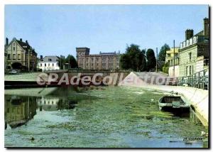 Old Postcard Nogent S Seine Aube Great Bridge mills and Nicolas