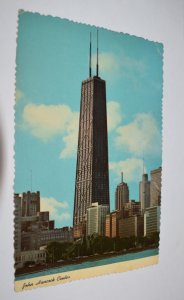 John Hancock Center Chicago Illinois Postcard Aero Distributing Co. Curt Teich