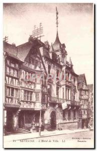 Old Postcard Saverne City Hotel