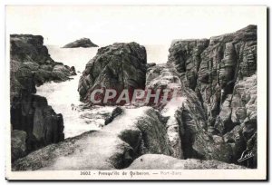 Old Postcard Presqu island of Port Bara Quiberon