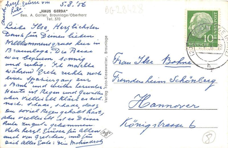 BG28428 haus gerda braunlage oberharz   germany CPSM 14x9cm