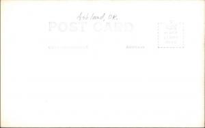 Ashland OR White Cabin Auto Court Real Photo Postcard