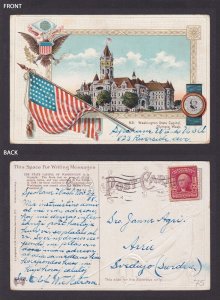 Postcard, United States, Olympia WA, Washington State Capitol