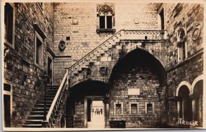 Croatia Trogir Vintage RPPC C097