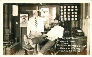 Amusement Buena Park California 1950s Ghost Town Barber Shop Knott's 1105