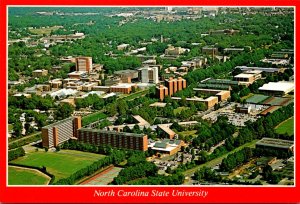 North Carolina Raleigh Aerial View North Carolina State University