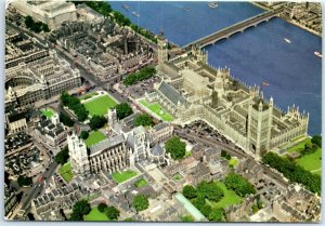 Postcard - Westminster, Aerial View - City of Westminster, England