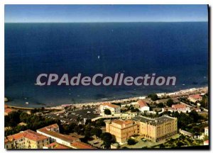 Postcard Modern Ile Rousse Partial The Hotel Napoleon Bonaparte And The Beach