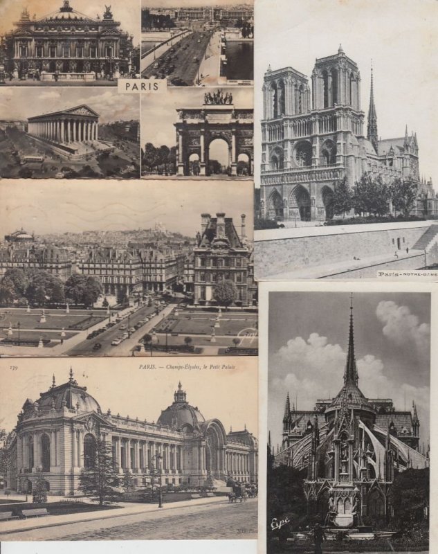 PARIS  5000 Cartes Postales 1900-1940 with BETTER