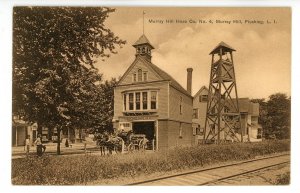 NY - Flushing, Long Island. Fire Dept. & Apparatus, Murray Hill Hose Co ca 1907