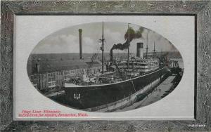 C-1910 Liner Minnesota Dry Docks Frame like Bremerton Washington PNC Glosso 8883