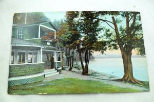 1905-10 Maple Lodge, Cedar Beach, Vermont Vintage German Made Postcard P32 