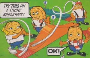 Weetabix Advertising Crazy Miniature Golf Course Breakfast Cereal Rare Postcard