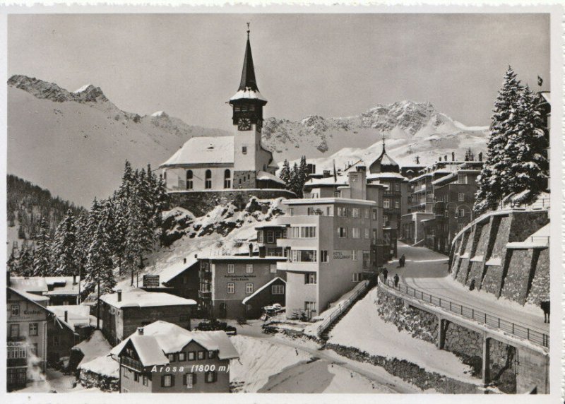 Switzerland Postcard - Arosa (1800m) - Ref 13934A