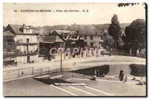 Bagneres de Bigorre - Thermes Square Old Postcard