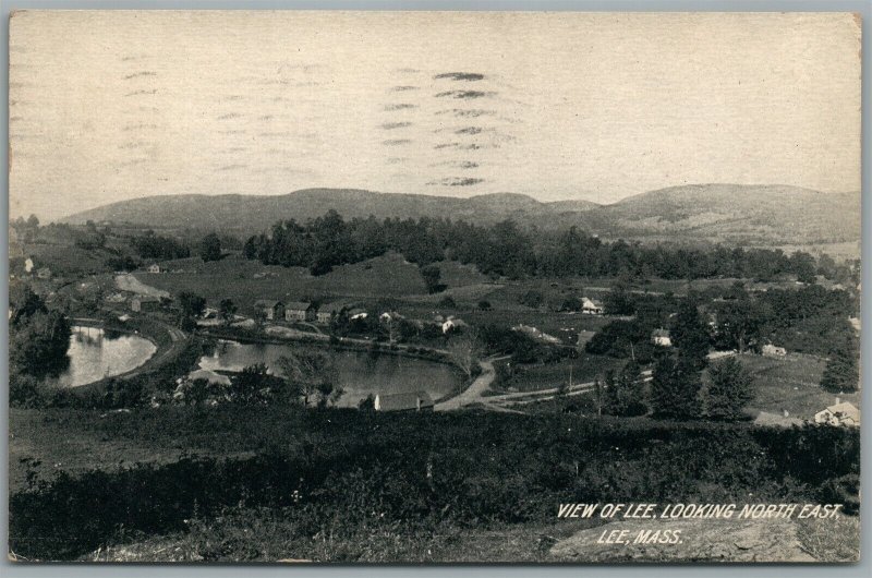 LEE MA LOOKING NORTH EAST ANTIQUE POSTCARD