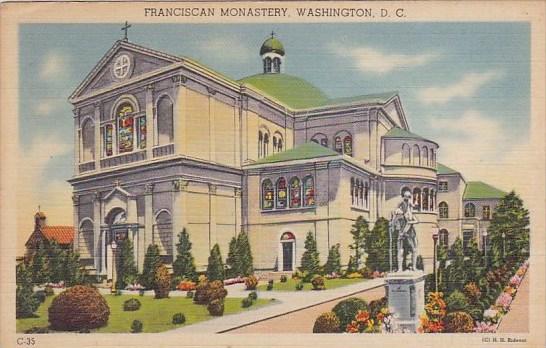 Washington DC Franciscan Monastery 1947