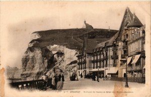 CPA ETRETAT Terrasse du Casino et Hotel des Roches Blanches (416304)