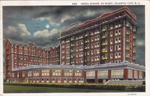 New Jersey Atlantic City Hotel Strand By Night 1928
