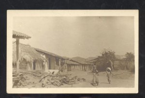 RPPC PHILIPPINES PHILIPPINE ISLANDS DOWNTOWN STREET REAL PHOTO POSTCARD