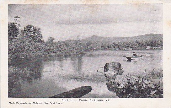 Pine Hill Pond Rutland Vermont