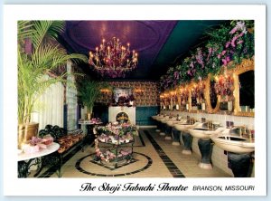 BRANSON, Missouri MO ~ Fancy Ladies Room SHOJI TABUCHI THEATRE  5x7 Postcard