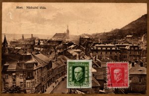 Czech Republic Most Nádrazni Trida Vintage Postcard 08.82
