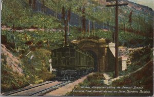 Postcard Railroad Electric Locomotive Oriental Limited Great Northern Railway