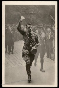 3rd Reich Germany Hitler SA March RPPC Hoffmann Nr155 UNUSED 101032