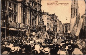 Belgium Antwerpen Juwelenstoet 1923 Praalwagens, Floats Antwerp Postcard C196