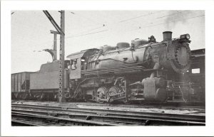 Vtg NY NH & H Railroad Engine 3407 2-8-0 Locomotive Postcard