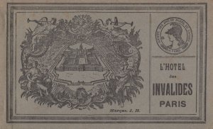 L'Hotel Des Invalides Paris French Army Museum Military Postcard Book