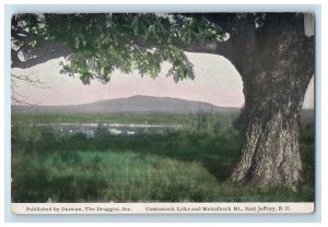 c1910's Contoocook Lake And Monadnock Mt. East Jaffrey New Hampshire NH Postcard 