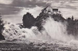 Switzerland Rheinfall und Schloss Lauffen 1957 Photo