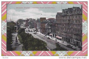 Princess Street, Looking West Edinburgh, Scotland, UK, 1900-1910s