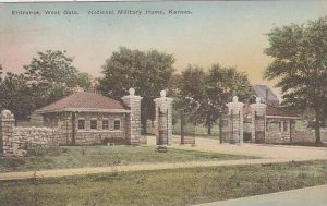 Kansas National Military Home Entrance West Gate Albertype