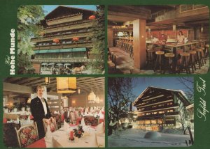 Grandhotel Hotel Waiter Jhohe Munde Tirol Austria Postcard